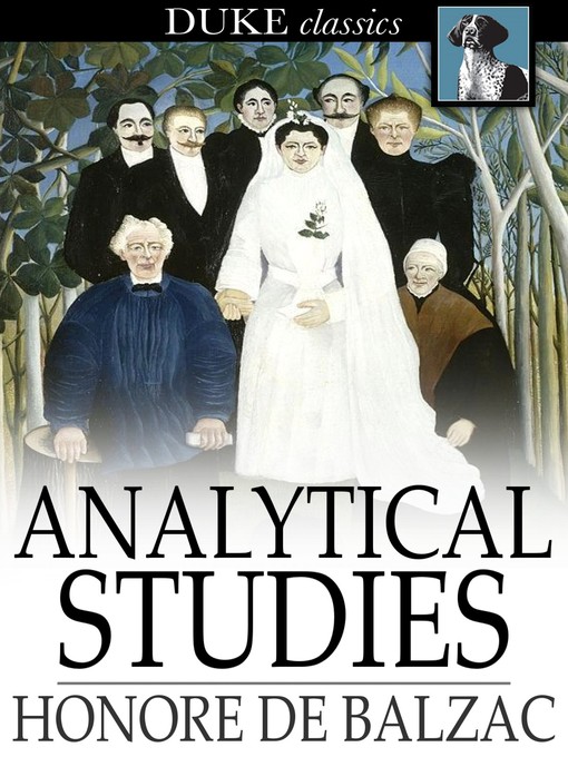 Title details for Analytical Studies by Honore de Balzac - Wait list